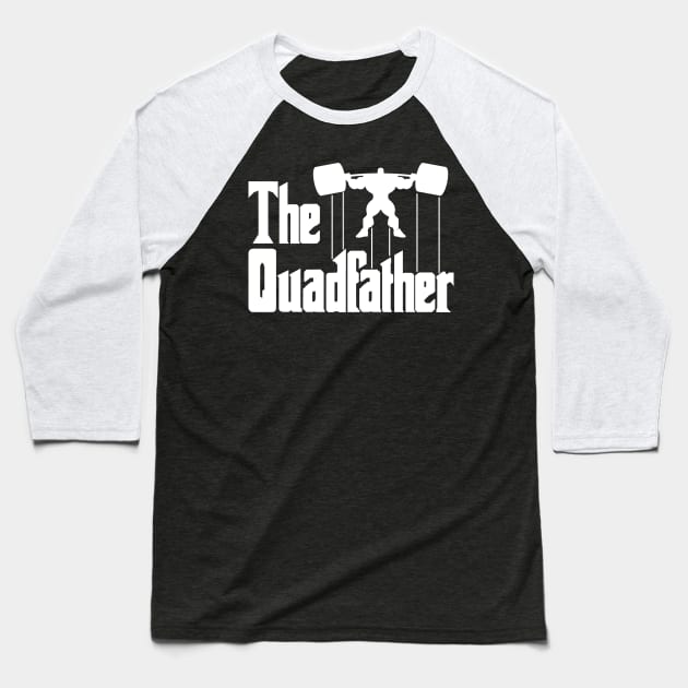 The Quadfather Baseball T-Shirt by Christastic